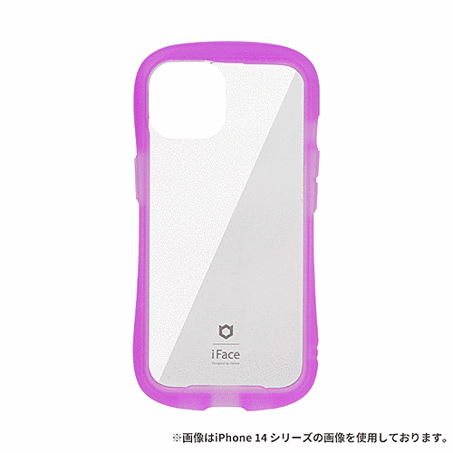 強化ガラスクリアケース(パープル)