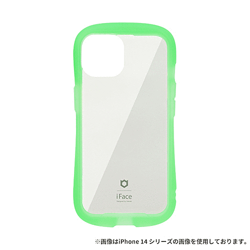 強化ガラスクリアケース(グリーン)