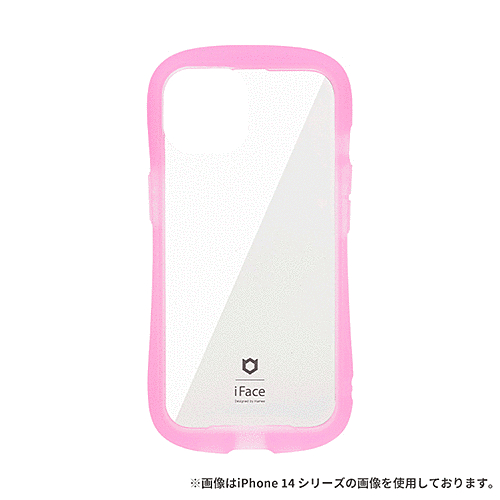 強化ガラスクリアケース(ピンク)