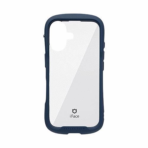 強化ガラスクリアケース(ネイビー)