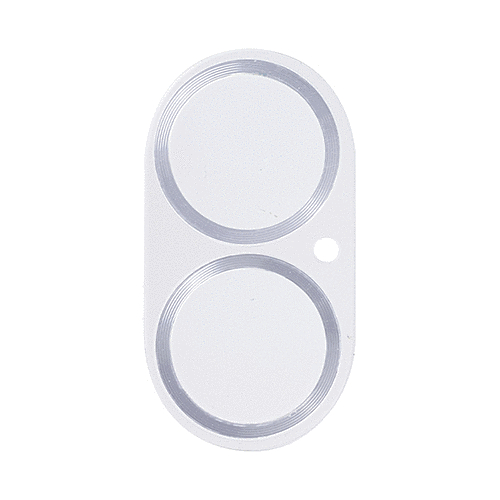 強化ガラス カメラレンズ(メタルシルバー)