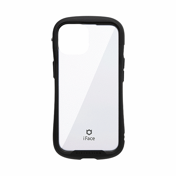 強化ガラスクリアケース(ブラック)