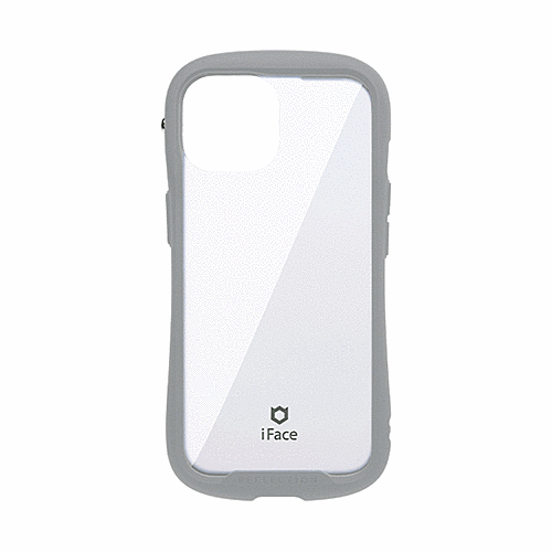 強化ガラスクリアケース(グレー)