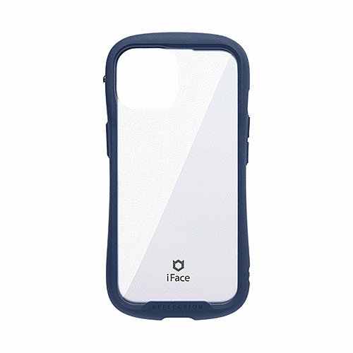 強化ガラスクリアケース(ネイビー)