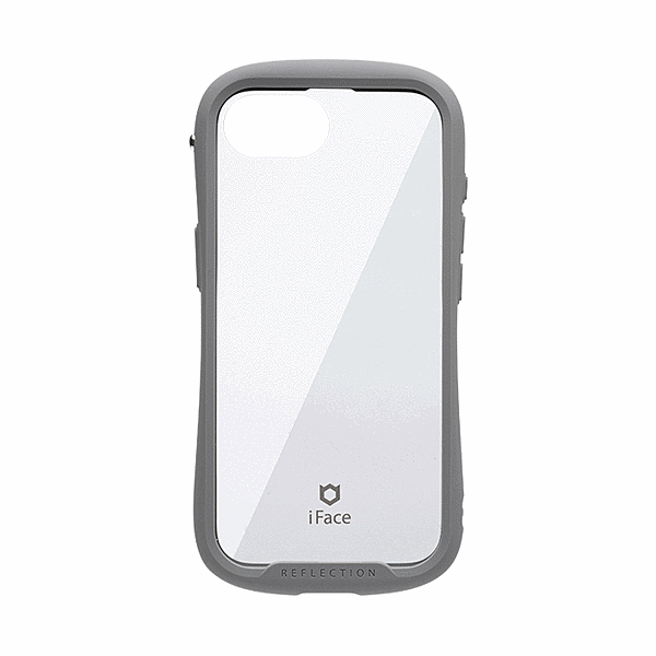 強化ガラスクリアケース(グレー)
