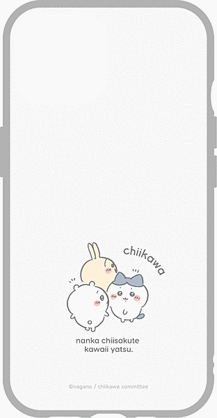 IIII fit Clear ふりかえり ちいかわ&ハチワレ&うさぎ