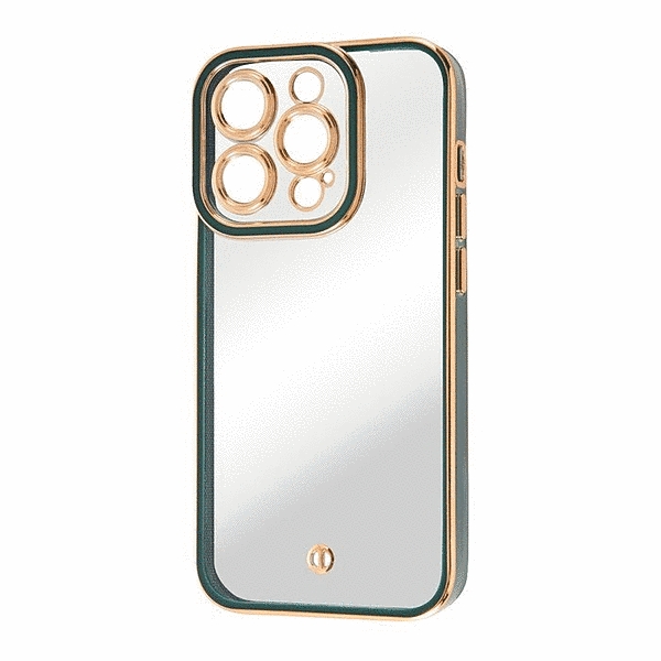 TPUソフトケース メタリック Cleour/グリーン/ゴールド