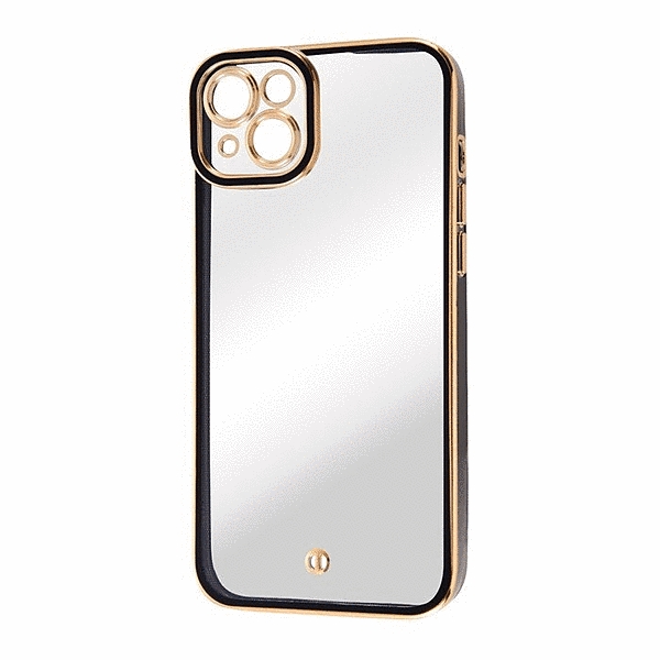 TPUソフトケース メタリック Cleour/ブラック/ゴールド