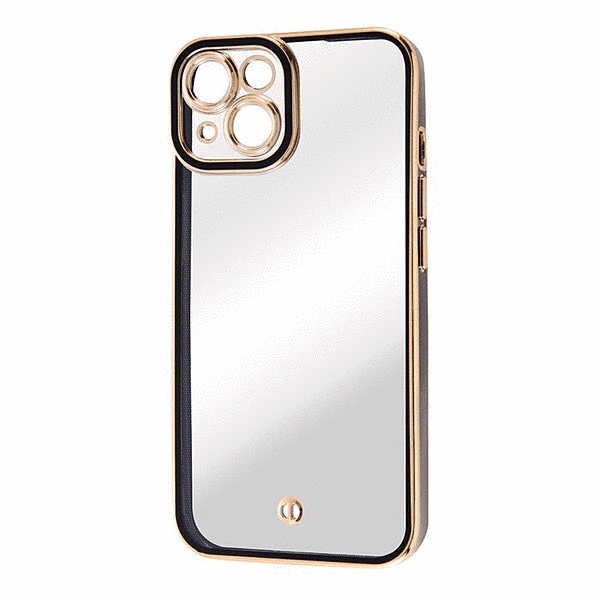 TPUソフトケース メタリック Cleour/ブラック/ゴールド