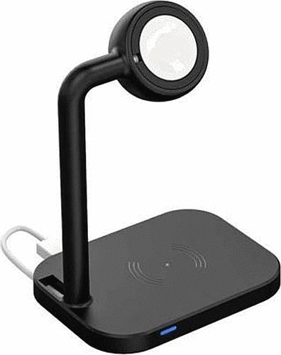 2in1ワイヤレス充電器AppleWatchBK