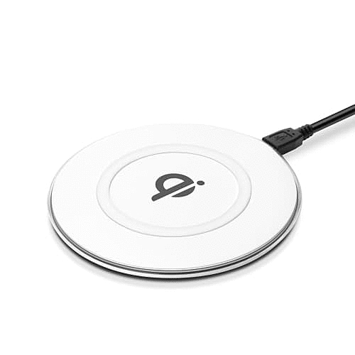 Qi規格WPC認証/ワイヤレス充電器/5W/ホワイト