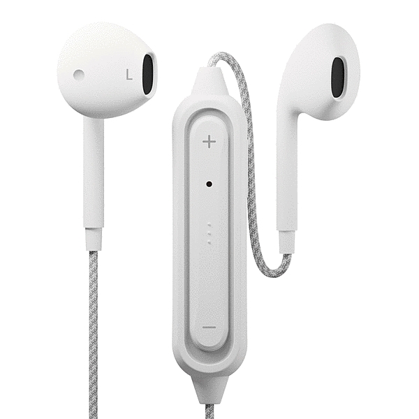 Bluetoothイヤホン(タフケーブル/インナーイヤー式)/ホワイト
