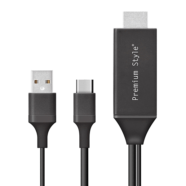 USB-Cコネクタ HDMIミラーリングケーブル 2m