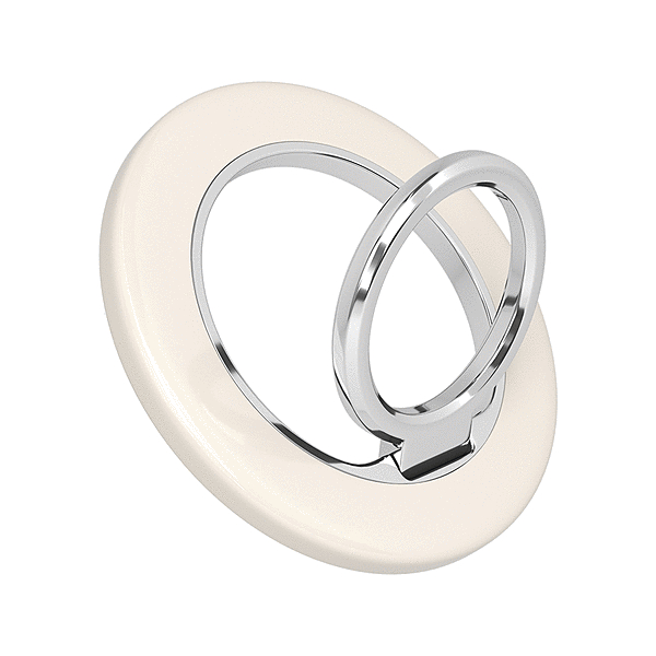 マグネット式スマートフォンリング アーモンドミルク