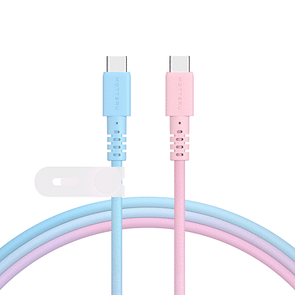 グラデーションカラー C to Cケーブル1m シュガーユニコーン