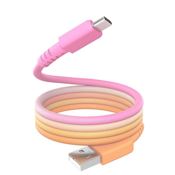 グラデーションカラー A to C マグネットケーブル1m ファジーネーブル