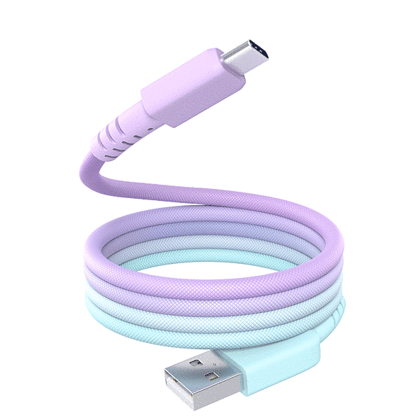 グラデーションカラー A to C マグネットケーブル1m マーメイド