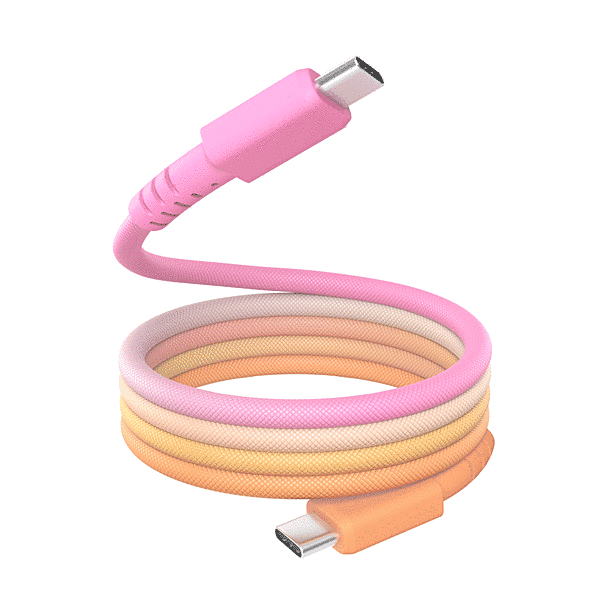 グラデーションカラー C to C マグネットケーブル1m ファジーネーブル