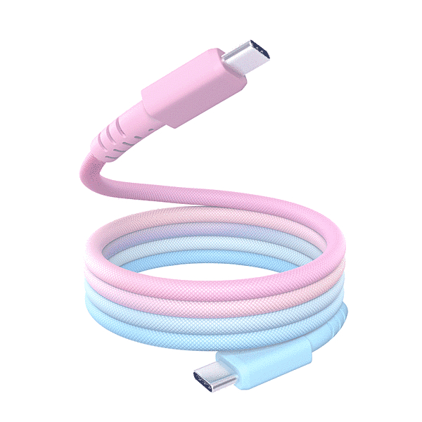 グラデーションカラー C to C マグネットケーブル1m シュガーユニコーン