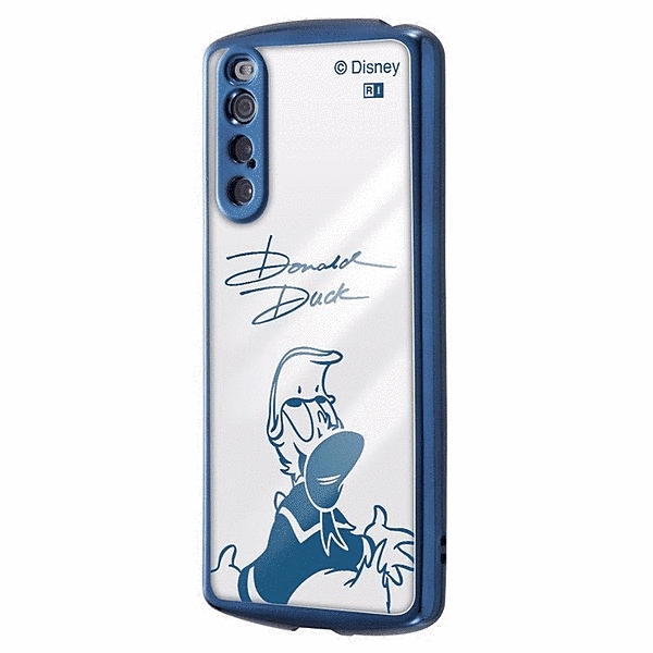 TPUソフトケース METAMORU/ドナルドダックサイン_メタリック