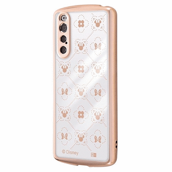 TPUソフトケース METAMORU/ミニーマウス総柄_メタリック