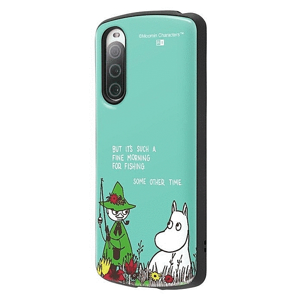保護ケース MiA 衝撃吸収 バンパー ハイブリッドケース/ムーミン/ムーミン&スナフキン