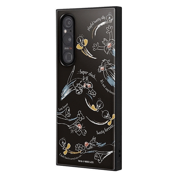 耐衝撃ハイブリッドケース KAKU/ルーニー・テューンズ/トゥイーティーとシルベスター