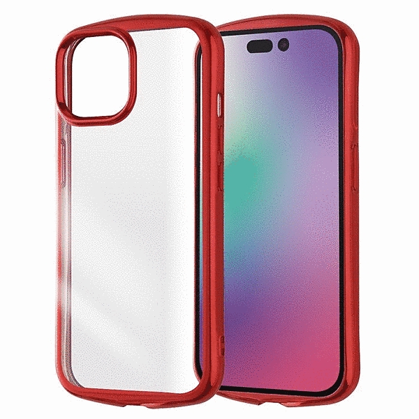 耐衝撃 TPUソフトケース METAMORU plus/レッド