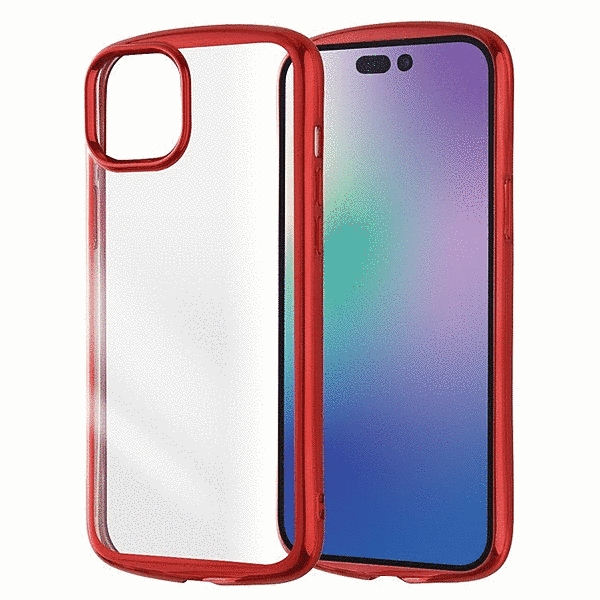 耐衝撃 TPUソフトケース METAMORU plus/レッド