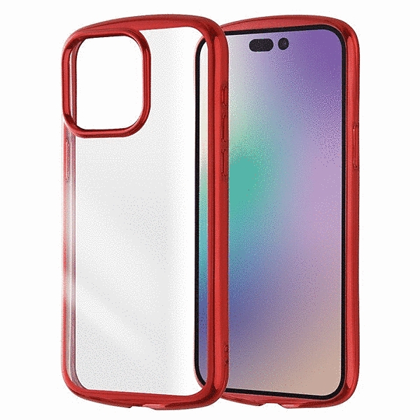耐衝撃 TPUソフトケース METAMORU plus/レッド