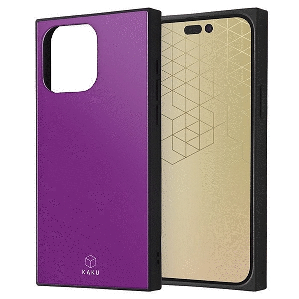 耐衝撃ハイブリッドケース KAKU/パープル