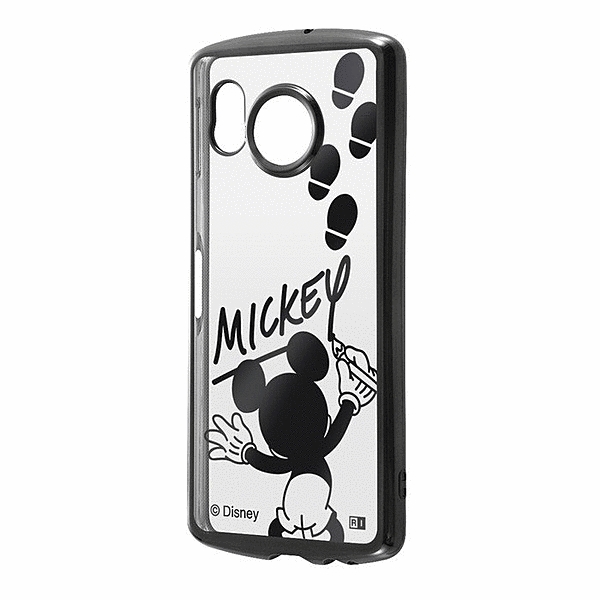 TPUソフトケース METAMORU/ミッキーマウスサイン_メタリック