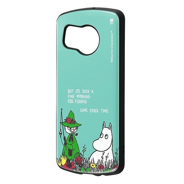 保護ケース MiA 衝撃吸収 バンパー ハイブリッドケース/ムーミン/ムーミン&スナフキン