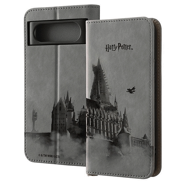 耐衝撃 手帳型レザーケース Raffine/ハリー・ポッター/ホグワーツ魔法魔術学校_4