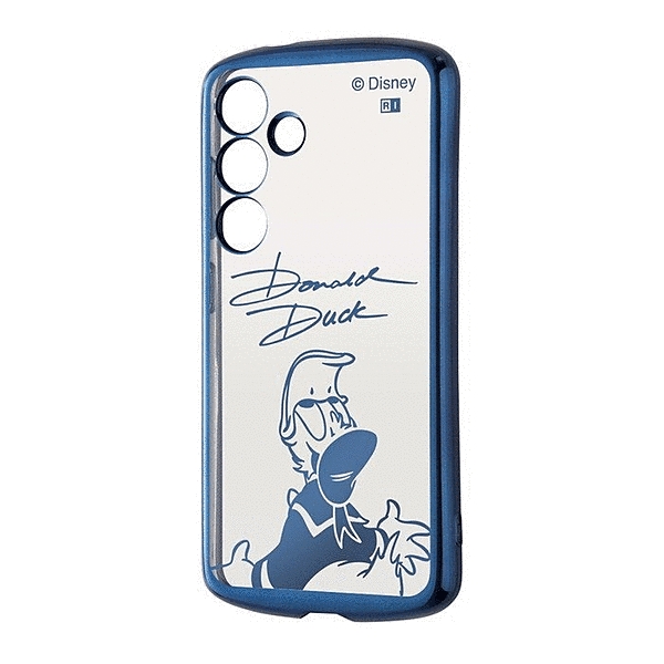 精密設計 TPUソフトケース METAMORU/ドナルドダックサイン_メタリック