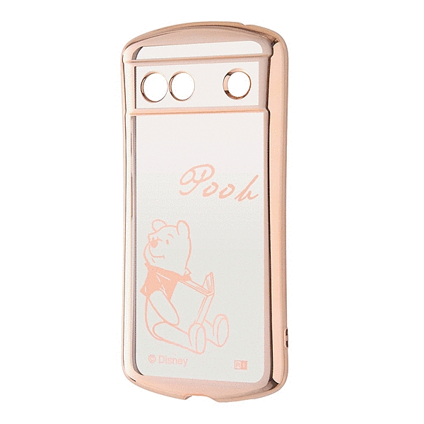 精密設計 TPUソフトケース METAMORU/くまのプーさん_メタリック