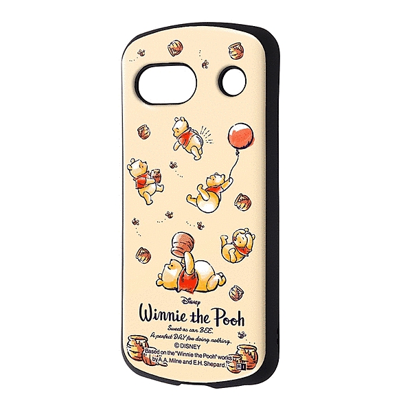 保護ケース MiA 衝撃吸収 バンパー ハイブリッドケース/くまのプーさん/プーさんとはちみつ