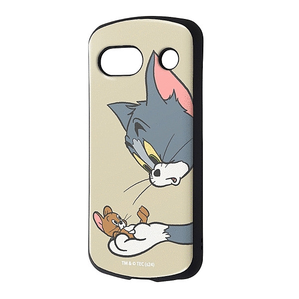 保護ケース MiA 衝撃吸収 バンパー ハイブリッドケース/トムとジェリー/キャッチ