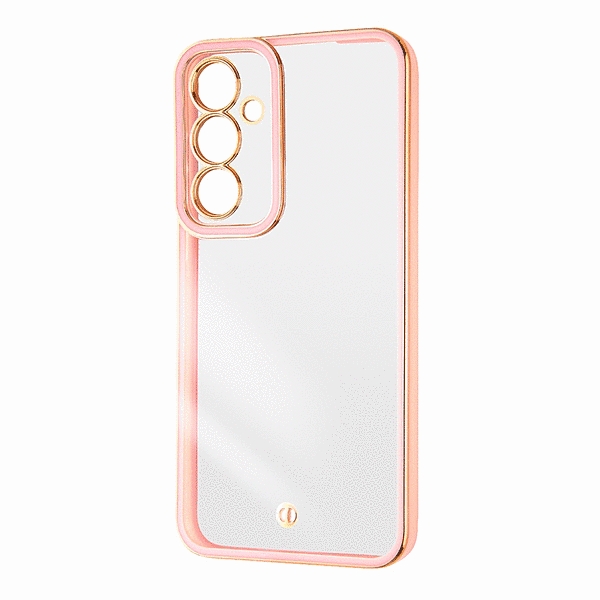 TPUソフトケース 精密設計 メタリック LUSTANT/ピンク/ゴールド