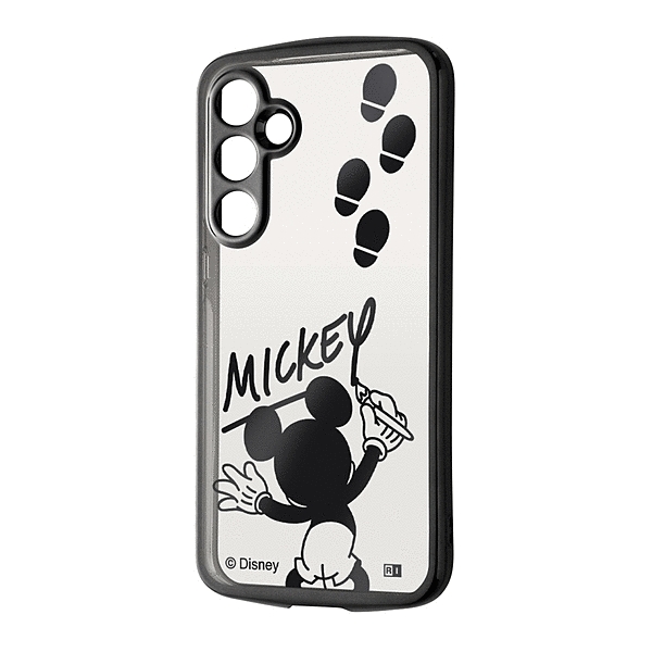 精密設計 TPUソフトケース METAMORU/ミッキーマウスサイン_メタリック