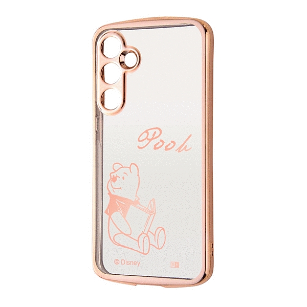 精密設計 TPUソフトケース METAMORU/くまのプーさん_メタリック