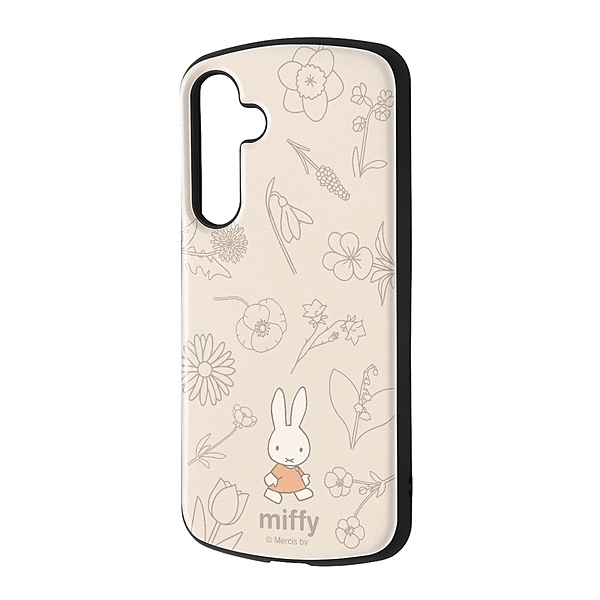 保護ケース MiA 衝撃吸収 バンパー ハイブリッドケース/ミッフィー/フラワー