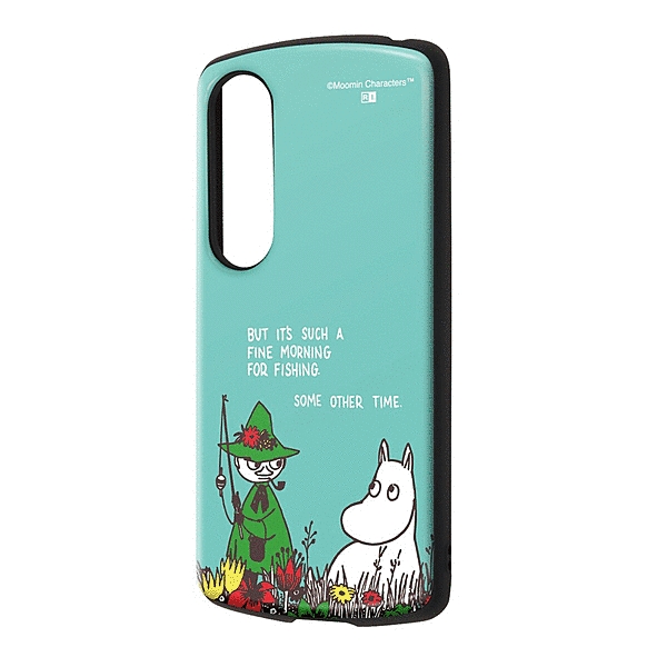 保護ケース MiA 衝撃吸収 バンパー ハイブリッドケース/ムーミン/ムーミン&スナフキン