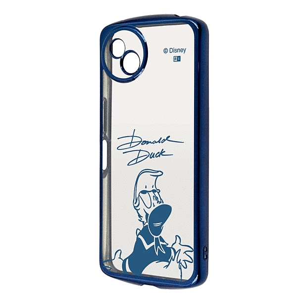 精密設計 TPUソフトケース METAMORU/ドナルドダックサイン_メタリック