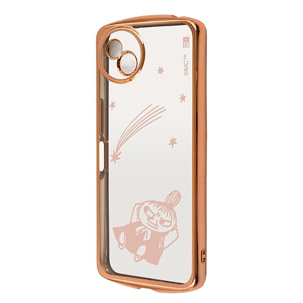 精密設計 TPUソフトケース METAMORU/ムーミン/リトルミイ星空_メタリック