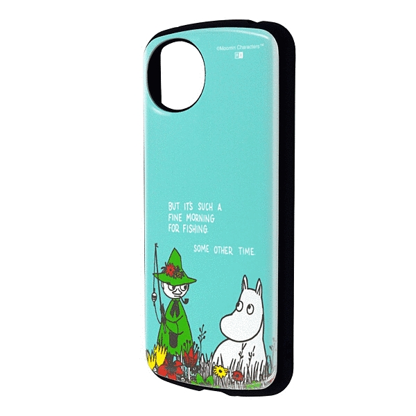 保護ケース MiA 衝撃吸収 バンパー ハイブリッドケース/ムーミン/ムーミン&スナフキン