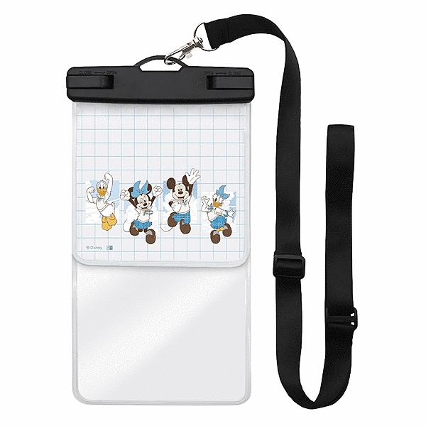 スマホ 防水ケース 収納ポーチ付き/ミッキー&フレンズ_5