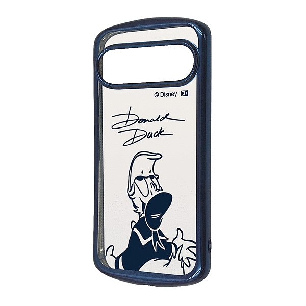 精密設計 TPUソフトケース METAMORU/ドナルドダックサイン_メタリック