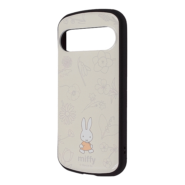 保護ケース MiA 衝撃吸収 バンパー ハイブリッドケース/ミッフィー/フラワー