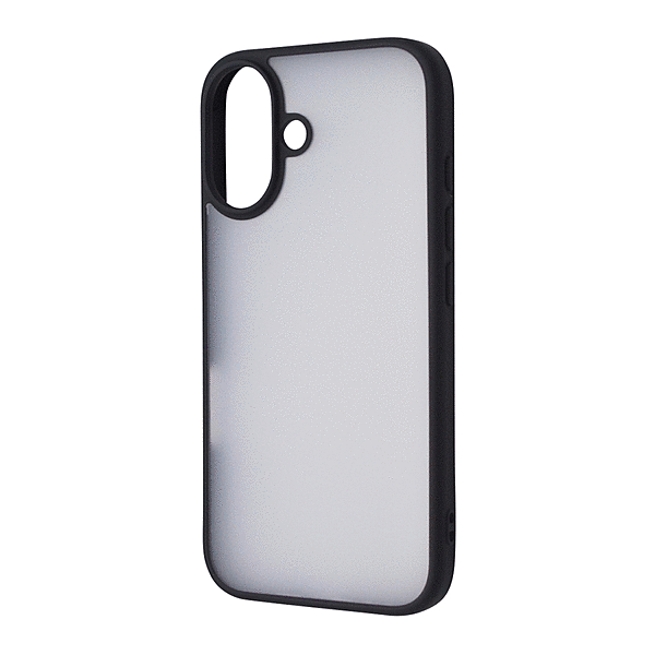 マットハイブリッドケース SHEER/シアーホワイト/ブラック